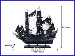 Halloween Decor Flying Dutchman Ghost Tall Ship Wooden Model 27 Fully Built New