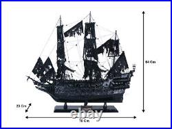 Halloween Decor Flying Dutchman Ghost Tall Ship Wooden Model 27 Fully Built New