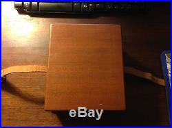 Hamilton Model #22 Double Wooden Carrying Case Boxes for Ships Pocket Watch NOS