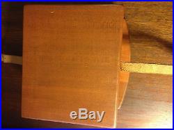 Hamilton Model #22 Double Wooden Carrying Case Boxes for Ships Pocket Watch NOS