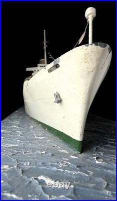 Hand Built Model Ship The San Marco Venezia. Steel And Wood Construction. 1979