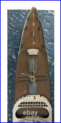 Hand Built Model Ship The San Marco Venezia. Steel And Wood Construction. 1979