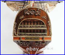 Hand Made Model Ship Royal Louis E. E. Fully Assembled