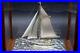 Hand-crafted-electroplated-silver-model-of-a-sailing-ship-boat-or-yacht-in-case-01-eepv