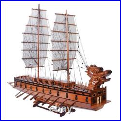 Handcrafted Korean Turtle Ship Legendary Geobukseon Wooden Warship Model