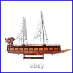 Handcrafted Korean Turtle Ship Legendary Geobukseon Wooden Warship Model