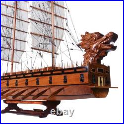 Handcrafted Korean Turtle Ship Legendary Geobukseon Wooden Warship Model