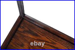 Handcrafted Table Top Display Case for ship models Classic Brown