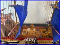 Handcrafted Wooden Model Ship CLAM FISHING BOAT 1.814 MARIA MEDITERRANEA