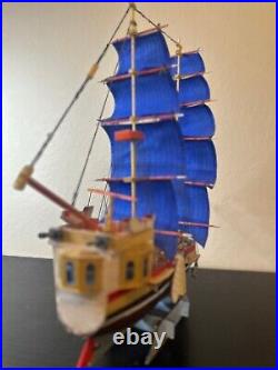 Handcrafted Wooden Model Ship CLAM FISHING BOAT 1.814 MARIA MEDITERRANEA