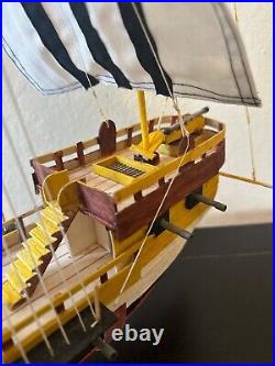 Handcrafted Wooden Model Ship CUTTY AMERICA 1783