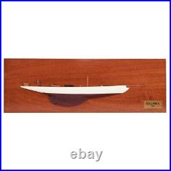 Handicrafts Columbia Half Hull Wooden Model Ship, Home Decor, 60cm Length