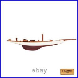 Handicrafts Columbia Half Hull Wooden Model Ship, Home Decor, 60cm Length