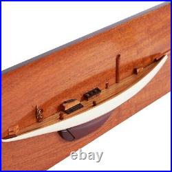 Handicrafts Columbia Half Hull Wooden Model Ship, Home Decor, 60cm Length