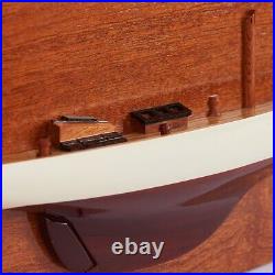 Handicrafts Columbia Half Hull Wooden Model Ship, Home Decor, 60cm Length