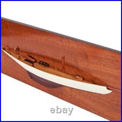 Handicrafts Columbia Half Hull Wooden Model Ship, Home Decor, 60cm Length