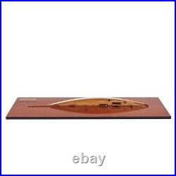 Handicrafts Columbia Half Hull Wooden Model Ship, Home Decor, 60cm Length