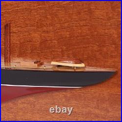 Handicrafts Endeavour Half Hull Wooden Model Ship, Nautical Decor, 60 Cm