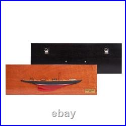 Handicrafts Endeavour Half Hull Wooden Model Ship, Nautical Decor, 60 Cm