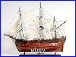 Handmade Wood Ship Model HMS Endeavour New Fully Assembled