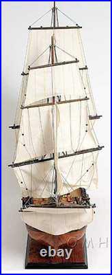 Handmade Wood Ship Model HMS Endeavour New Fully Assembled