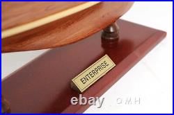 Handmade Wooden Model Ship Enterprise
