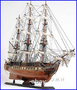 Handmade Wooden Model Ship USS Constitution New Fully Assembled