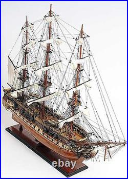 Handmade Wooden Model Ship USS Constitution New Fully Assembled