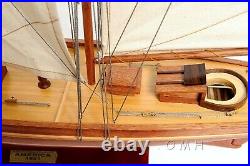 Handmade Wooden Ship Model America