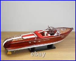 Handmade Wooden Ship Model for Decor, Bithday Gift, Model Boat Wooden