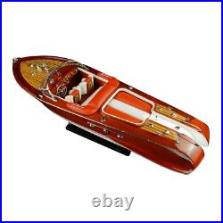 Handmade Wooden Ship Model for Decor, Bithday Gift, Model Boat Wooden