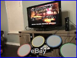 Harmonix Drum Set for Guitar Hero Xbox 360/Model-822149/Tested-Works/Free Ship