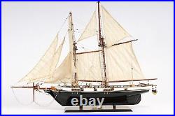 Harvey Painted Ship Model Handmade Wooden Fully Assembled