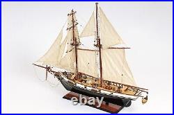 Harvey Painted Ship Model Handmade Wooden Fully Assembled