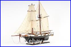 Harvey Painted Ship Model Handmade Wooden Fully Assembled