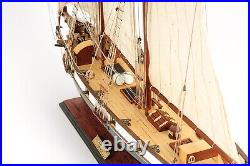 Harvey Painted Ship Model Handmade Wooden Fully Assembled