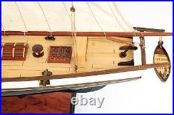 Harvey Painted Ship Model Handmade Wooden Fully Assembled