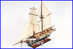 Harvey Painted Ship Model Handmade Wooden Fully Assembled