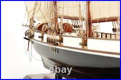 Harvey Painted Ship Model Handmade Wooden Fully Assembled