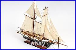 Harvey Painted Ship Model Handmade Wooden Fully Assembled