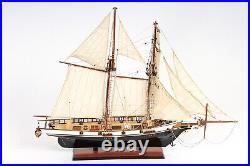 Harvey Painted Ship Model Handmade Wooden Fully Assembled