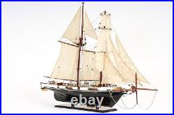 Harvey Painted Ship Model Handmade Wooden Fully Assembled