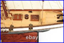 Harvey Painted Ship Model Handmade Wooden Fully Assembled