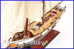 Harvey Painted Ship Model Handmade Wooden Fully Assembled