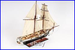 Harvey Painted Ship Model Handmade Wooden Fully Assembled