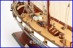 Harvey Painted Ship Model Handmade Wooden Fully Assembled