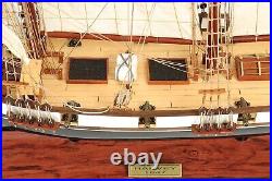 Harvey Painted Ship Model Handmade Wooden Fully Assembled