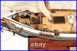 Harvey Painted Ship Model Handmade Wooden Fully Assembled