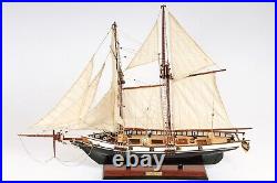 Harvey Painted Ship Model Handmade Wooden Fully Assembled