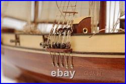 Harvey Ship Model Handmade Wooden Fully Assembled